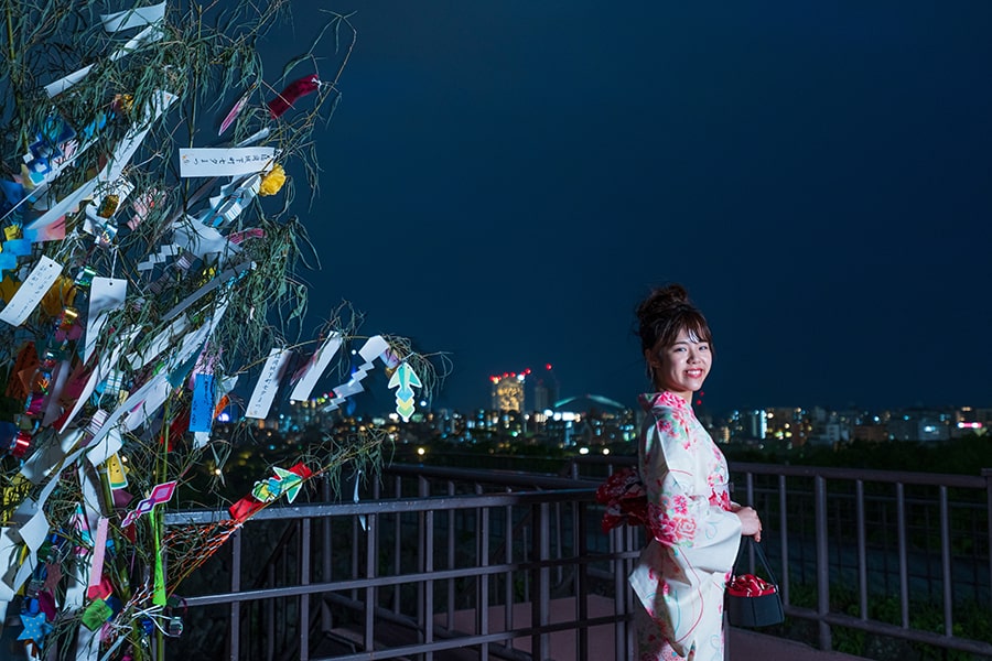 福岡城まゆの館 浴衣で楽しむ七夕まつりイメージ